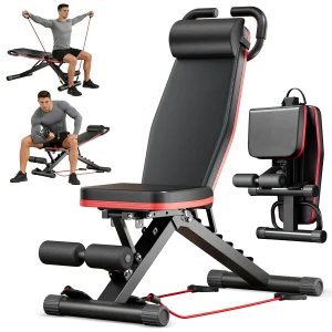 14-in-1 Foldable Dumbbell Bench